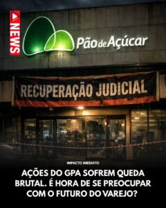 Ações do GPA caem na bolsa após anúncio de recuperação extrajudicial